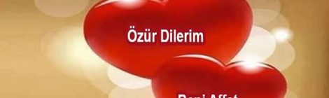 özür mesajları