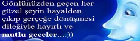 iyi geceler mesajları