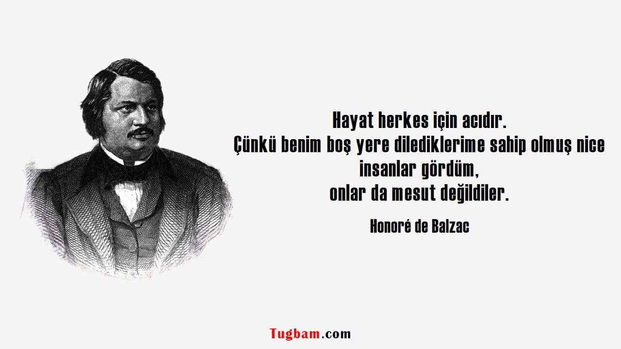 Balzac sözleri