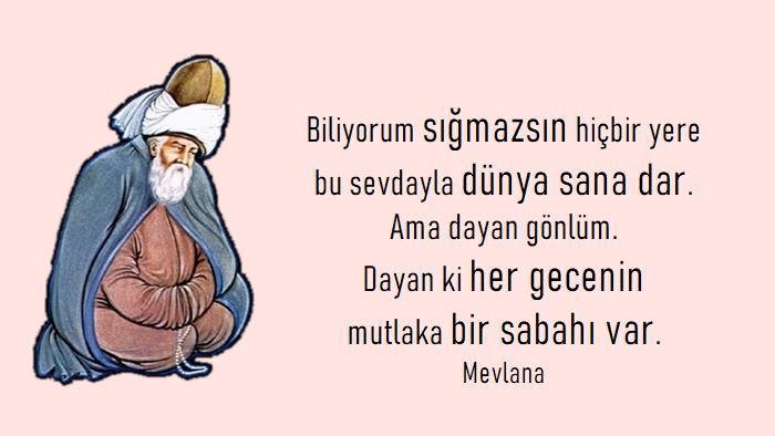 Mevlana Aşk Sözleri