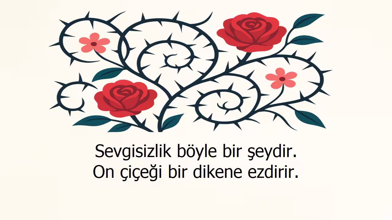 Sevgisizlik sözleri