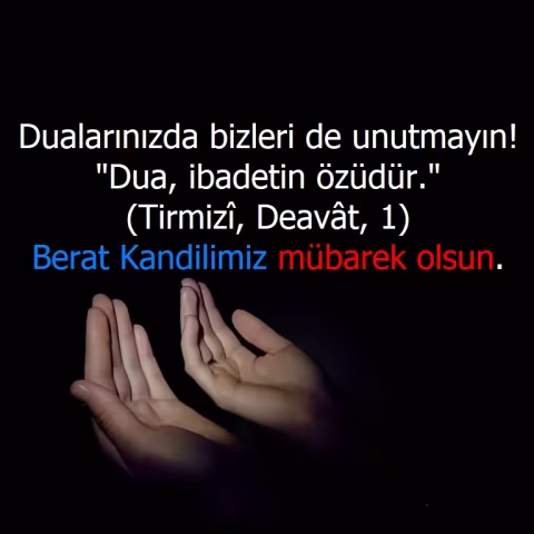 Berat Kandili mesajları