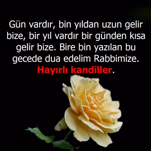 Berat Kandili mesajları