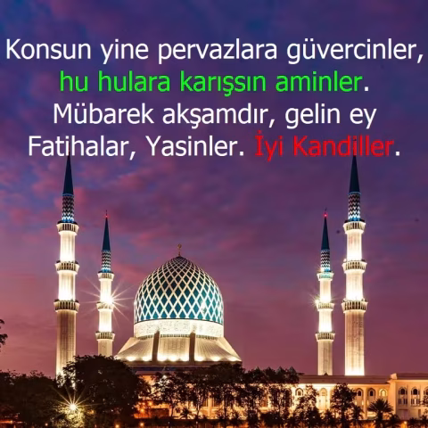 Berat Kandili mesajları