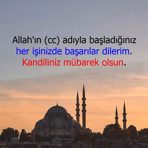 Berat Kandili mesajları