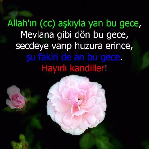 Berat Kandili mesajları