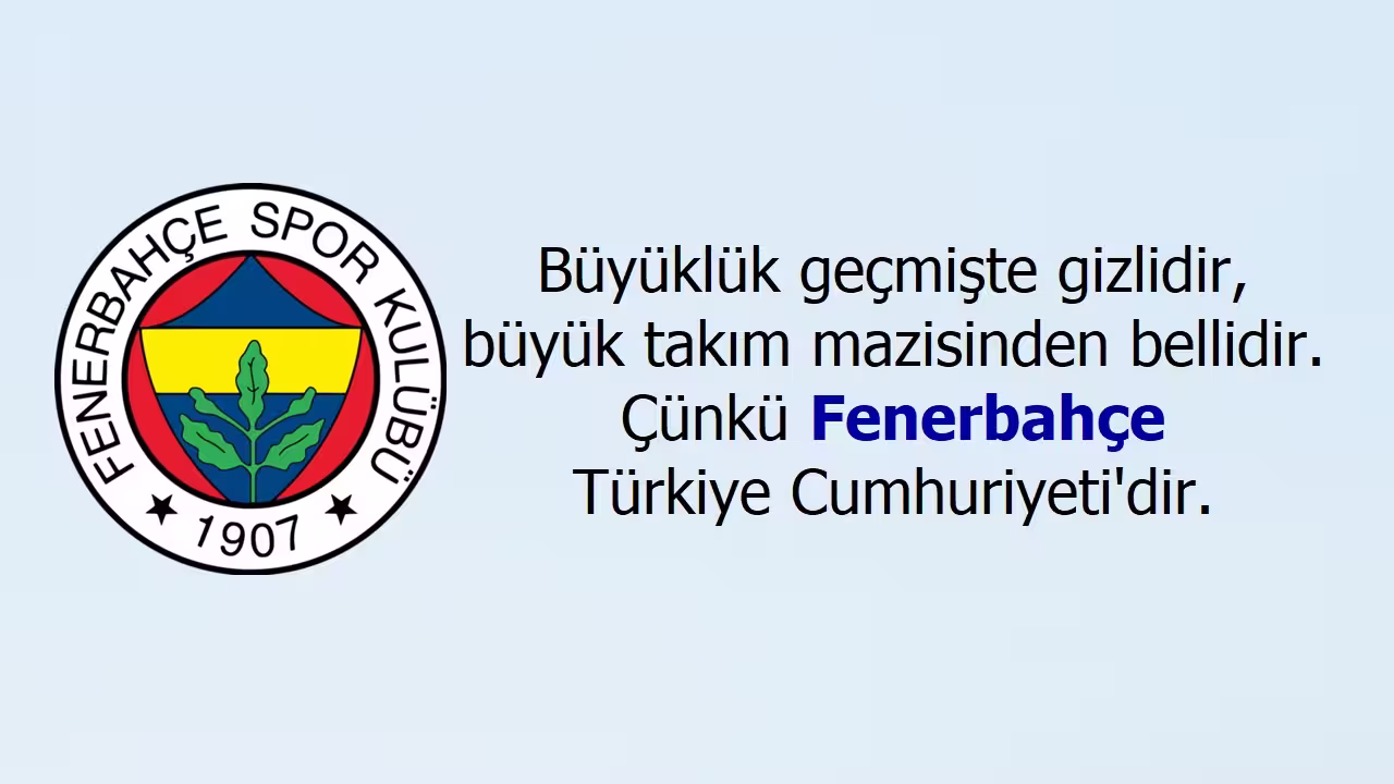 Fenerbahçe Sözleri