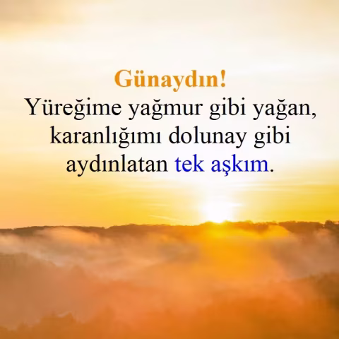 Günaydın mesajları