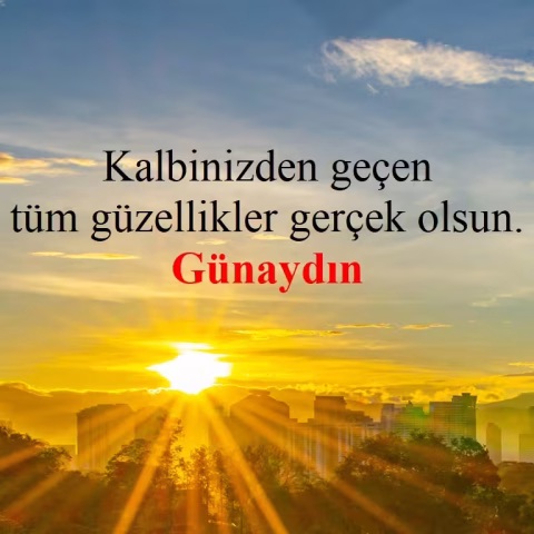 Günaydın mesajları