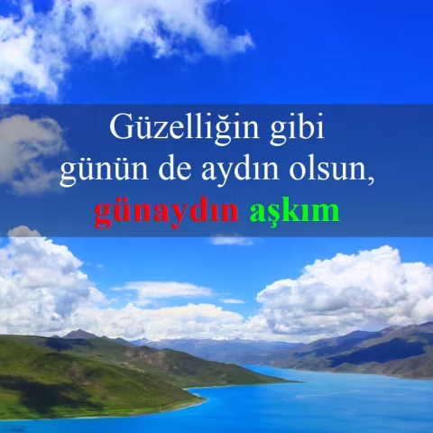 Günaydın mesajları