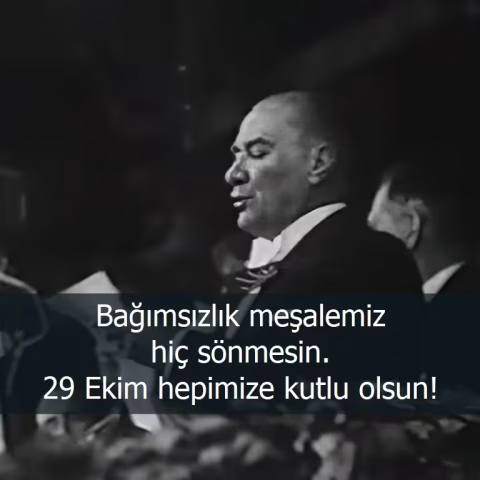 29 Ekim Sözleri: Kısa ve Anlamlı Cumhuriyet Bayramı Kutlama Mesajları