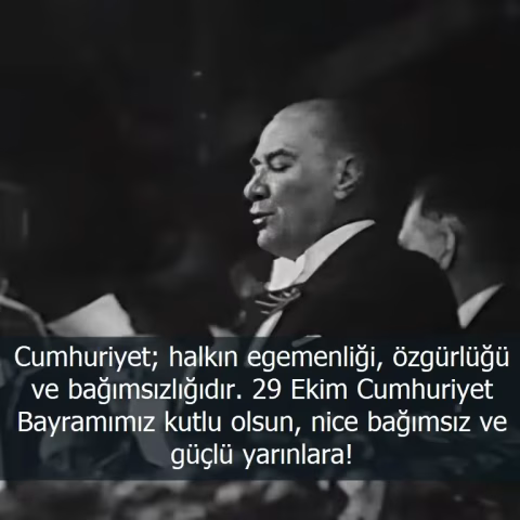 29 Ekim Sözleri: Kısa ve Anlamlı Cumhuriyet Bayramı Kutlama Mesajları