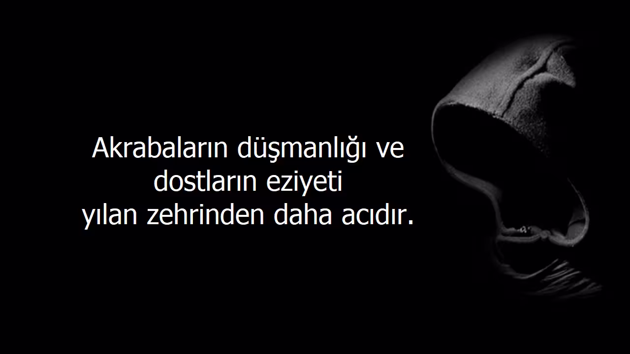 Akrabaya Laf Sokucu Sözler