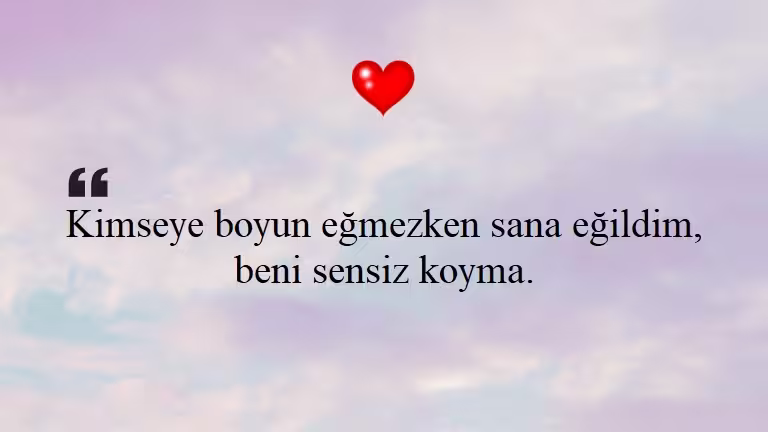 Aşk Sözleri