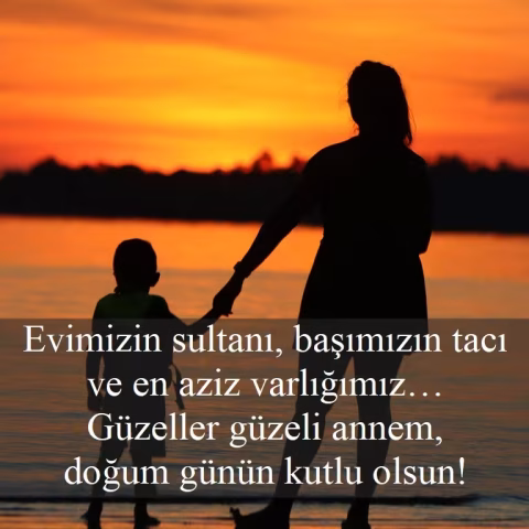 Anneye doğum günü mesajı