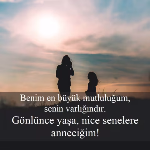 Anneye doğum günü mesajı