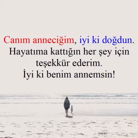 Anneye doğum günü mesajı