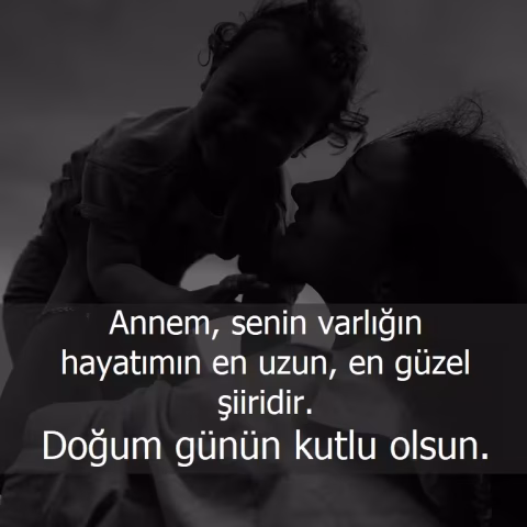 Anneye doğum günü mesajı