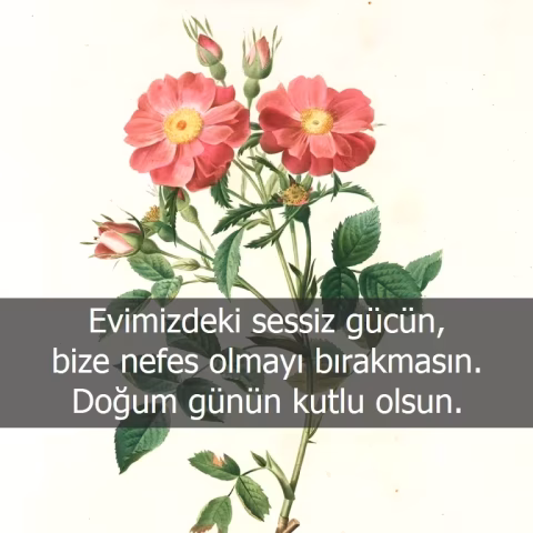 Anneye doğum günü mesajı